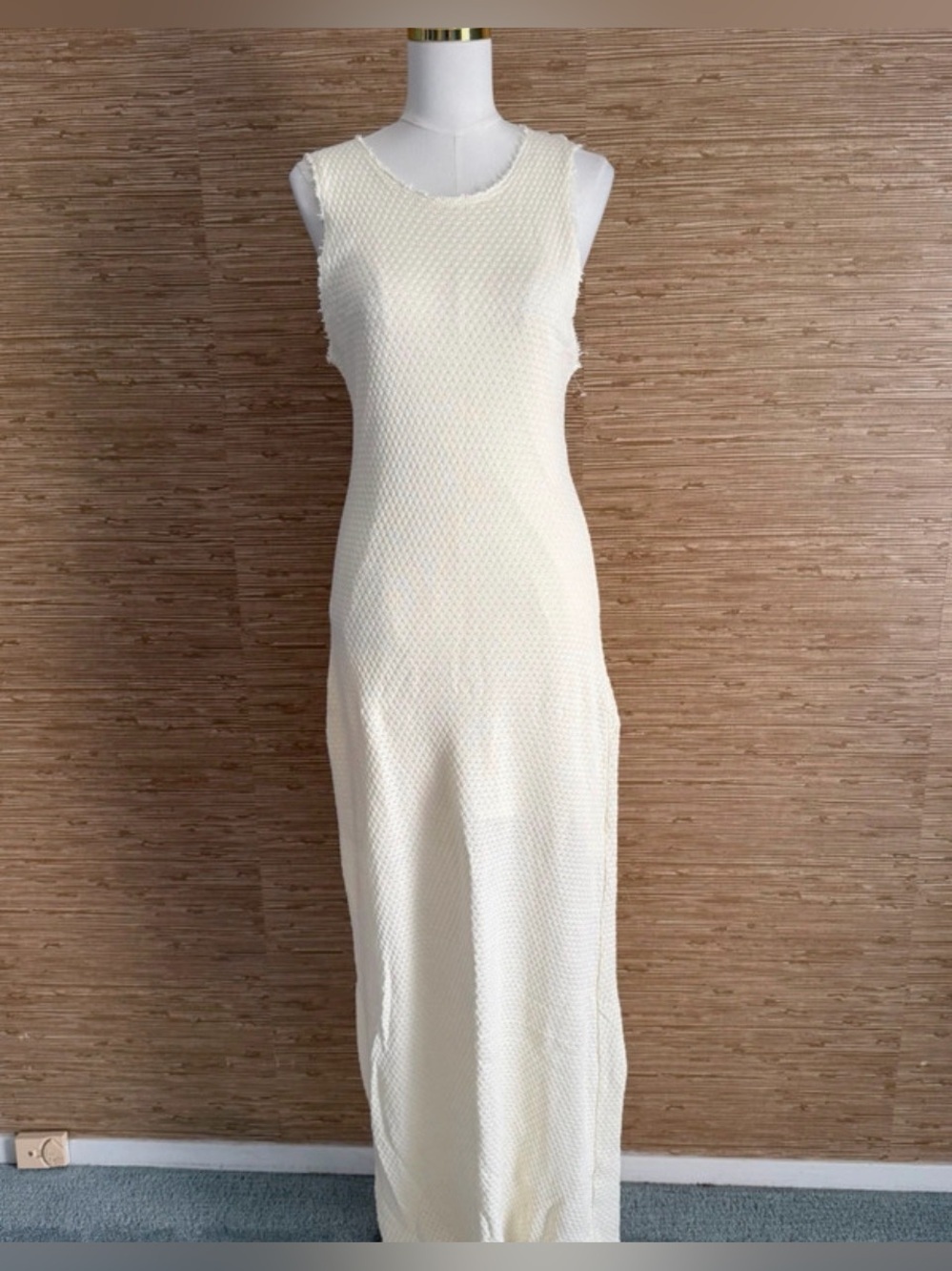 rag & bone Cream Sleeveless Maxi Dress-Code 1313